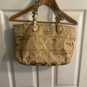 Coach Madison Tribeca Op Art tote bag